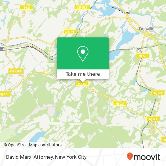 Mapa de David Marx, Attorney