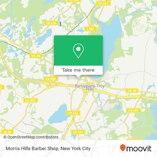 Morris Hills Barber Shop map