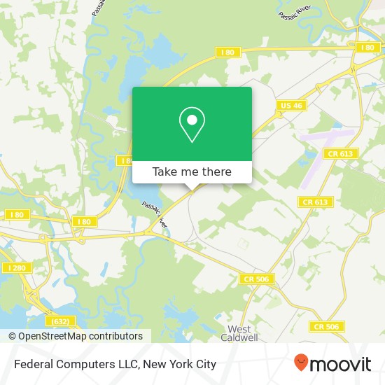 Mapa de Federal Computers LLC