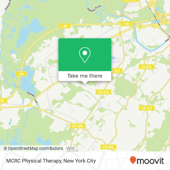 MCRC Physical Therapy map