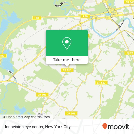 Innovision eye center map