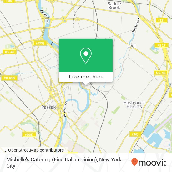 Mapa de Michelle's Catering (Fine Italian Dining)