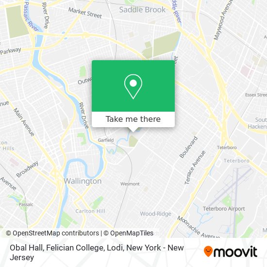 How to get to Obal Hall, Felician College, Lodi in Lodi, Nj by Bus, Subway  or Train?