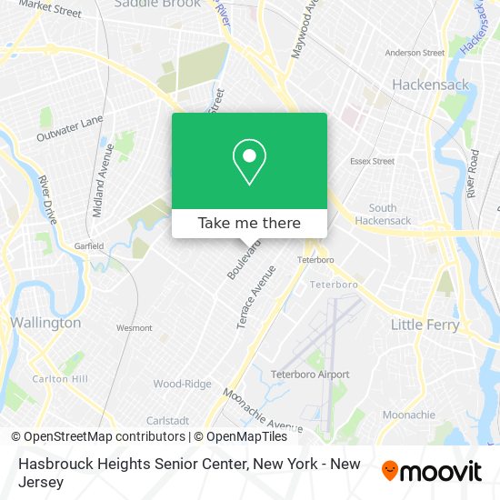 Hasbrouck Heights Senior Center map