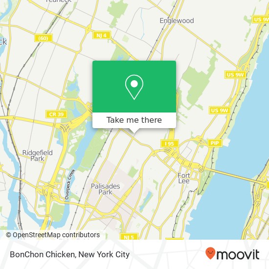 BonChon Chicken map