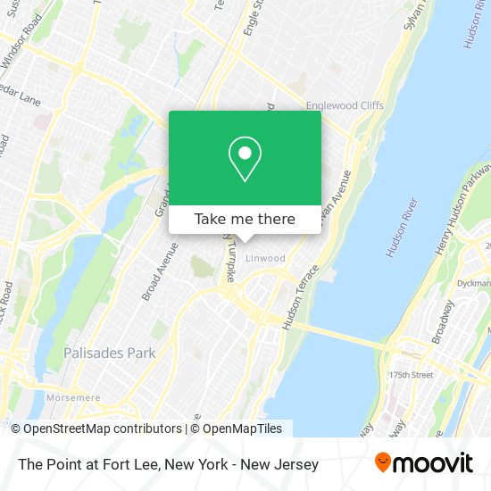 The Point at Fort Lee map