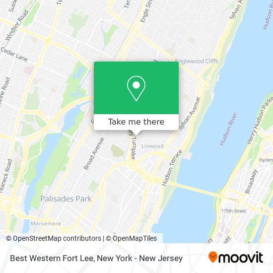 How to get to Best Western Fort Lee in Fort Lee, Nj by Bus or Subway?