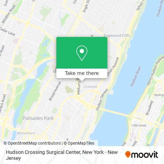 Mapa de Hudson Crossing Surgical Center