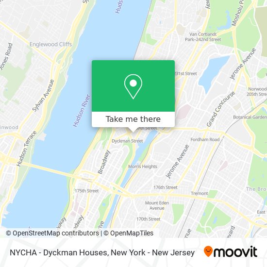 Mapa de NYCHA - Dyckman Houses