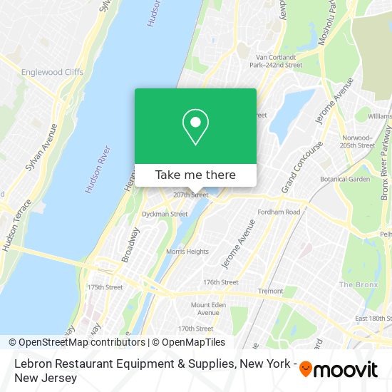 Mapa de Lebron Restaurant Equipment & Supplies