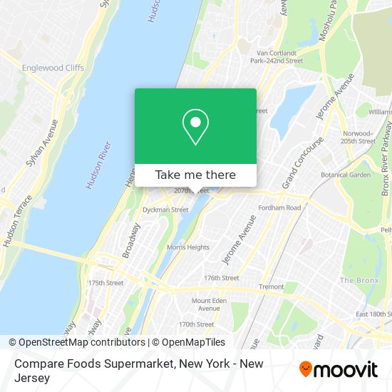 Mapa de Compare Foods Supermarket