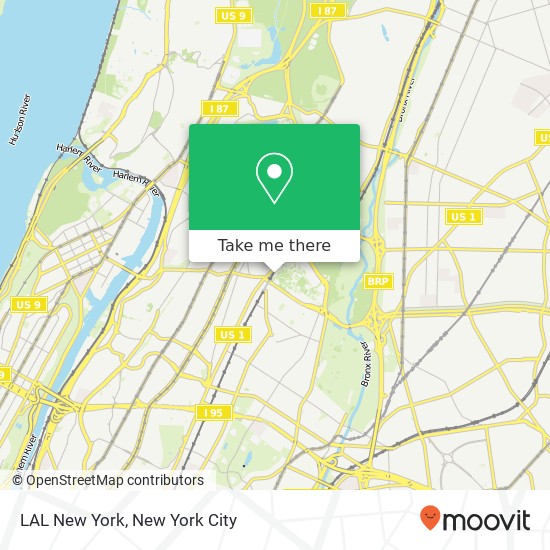 Mapa de LAL New York