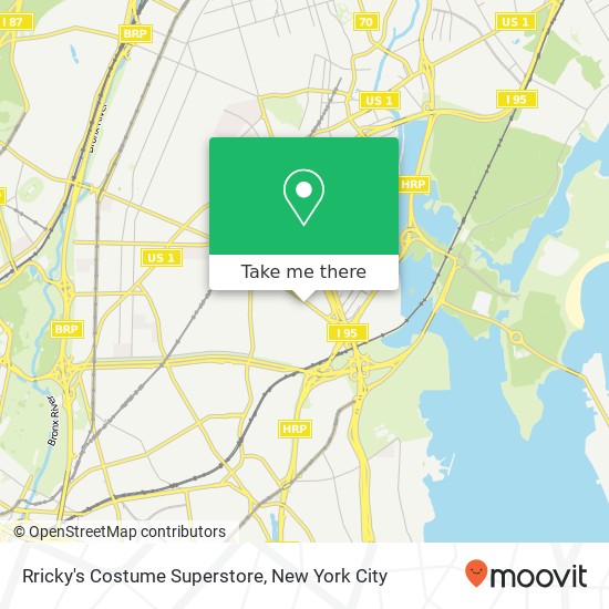 Mapa de Rricky's Costume Superstore