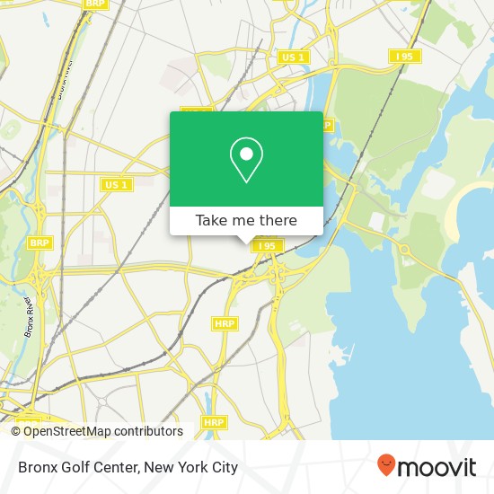Mapa de Bronx Golf Center