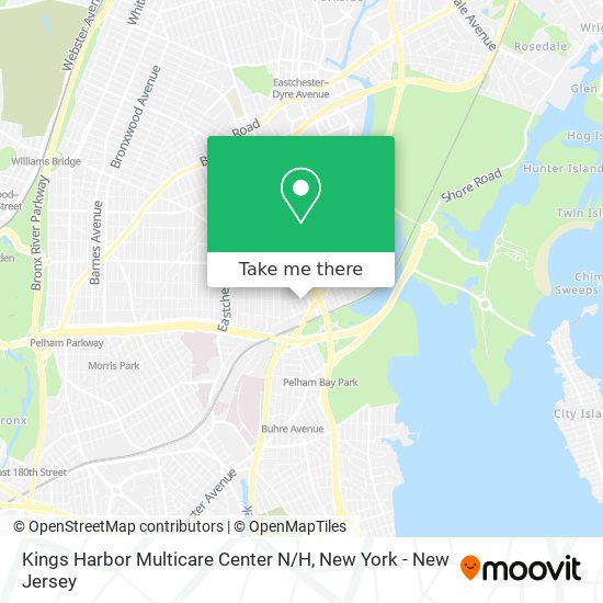 Kings Harbor Multicare Center N / H map