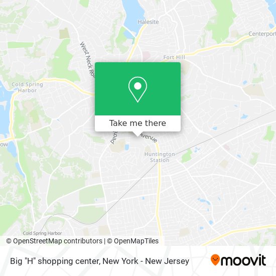 Big "H" shopping center map