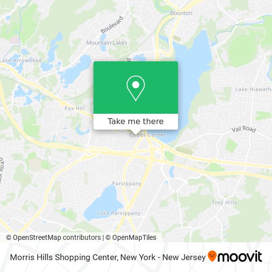 Mapa de Morris Hills Shopping Center
