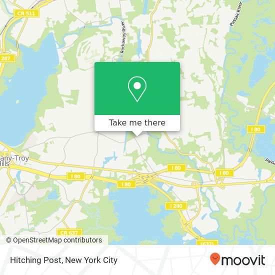 Hitching Post map