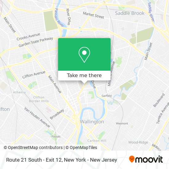 How to get to Route 21 South - Exit 12 in Passaic, Nj by Bus, Subway or  Train?