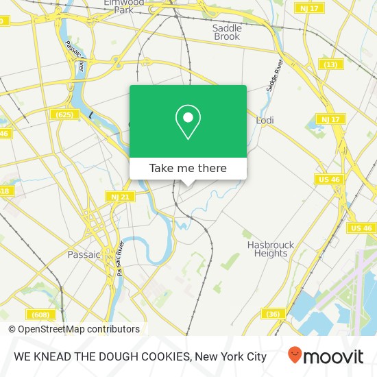 WE KNEAD THE DOUGH COOKIES map