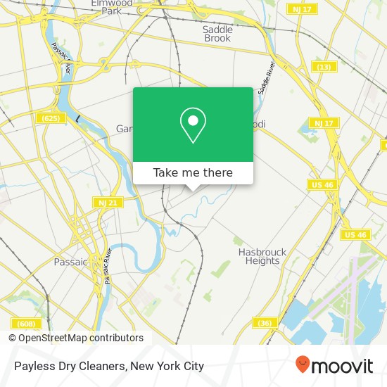 Mapa de Payless Dry Cleaners