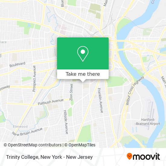 Mapa de Trinity College