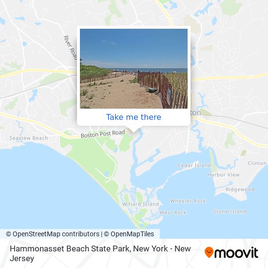 Hammonasset Beach State Park map