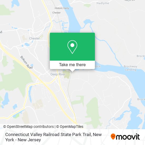 Connecticut Valley Railroad State Park Trail map