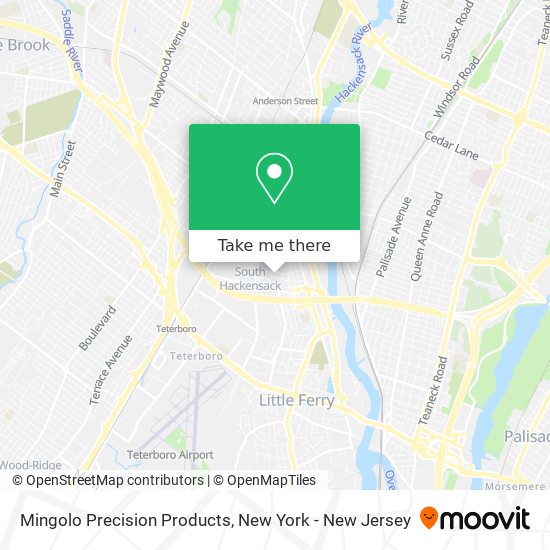 Mingolo Precision Products map