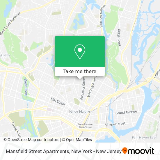 Mapa de Mansfield Street Apartments