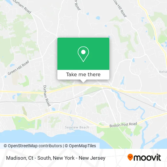 Madison, Ct - South map