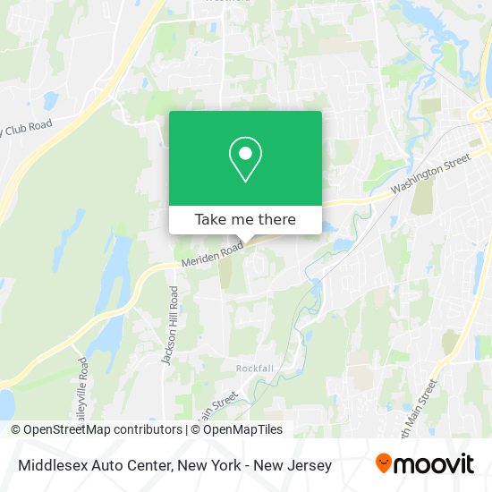 Middlesex Auto Center map