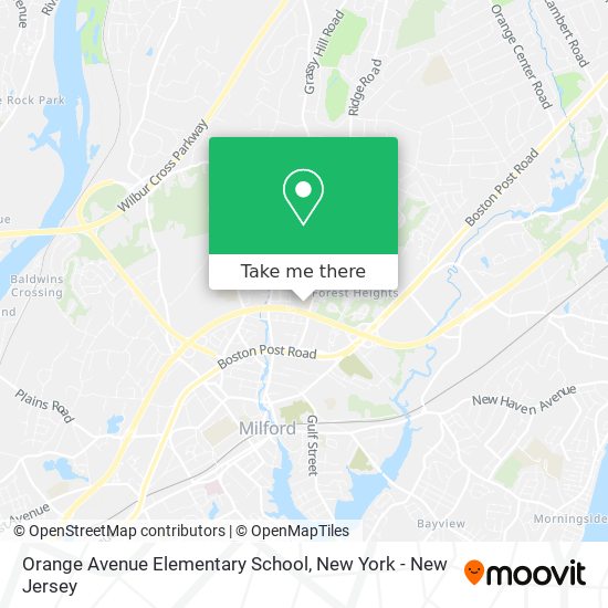 Orange Avenue Elementary School map