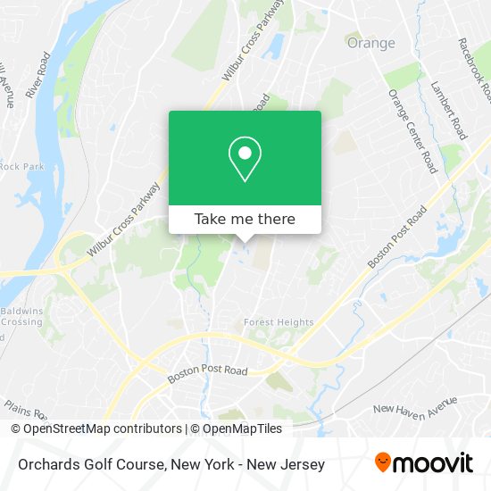 Orchards Golf Course map