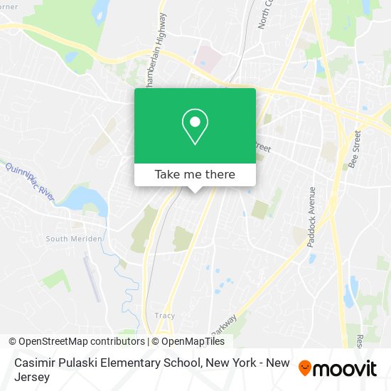 Casimir Pulaski Elementary School map