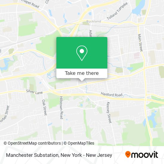 Mapa de Manchester Substation