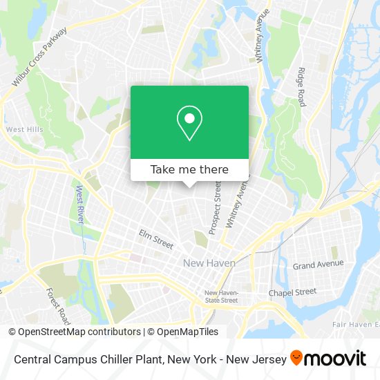 Mapa de Central Campus Chiller Plant