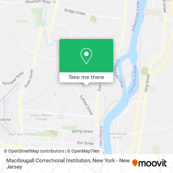 Mapa de Macdougall Correctional Institution