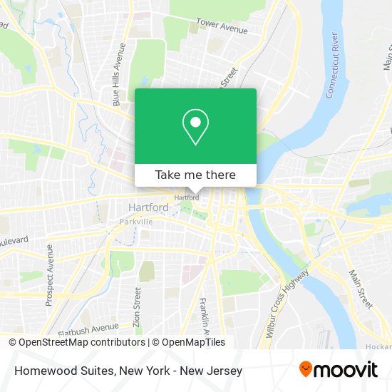 Mapa de Homewood Suites