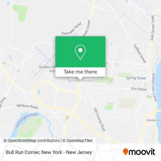 Bull Run Corner map