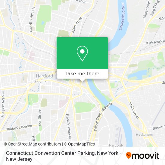 Connecticut Convention Center Parking map