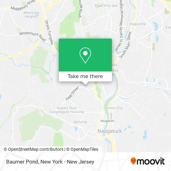 Baumer Pond map