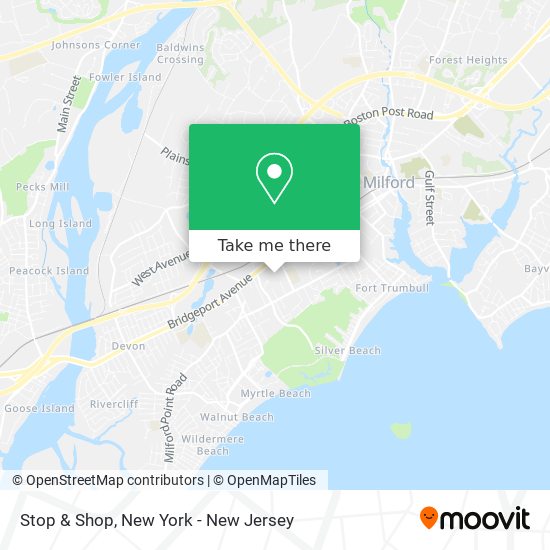 Stop & Shop map