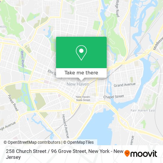 Mapa de 258 Church Street / 96 Grove Street
