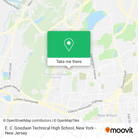 Mapa de E. C. Goodwin Technical High School