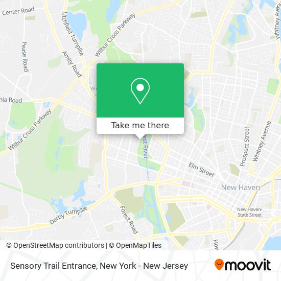 Sensory Trail Entrance map