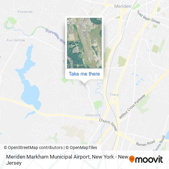 Mapa de Meriden Markham Municipal Airport