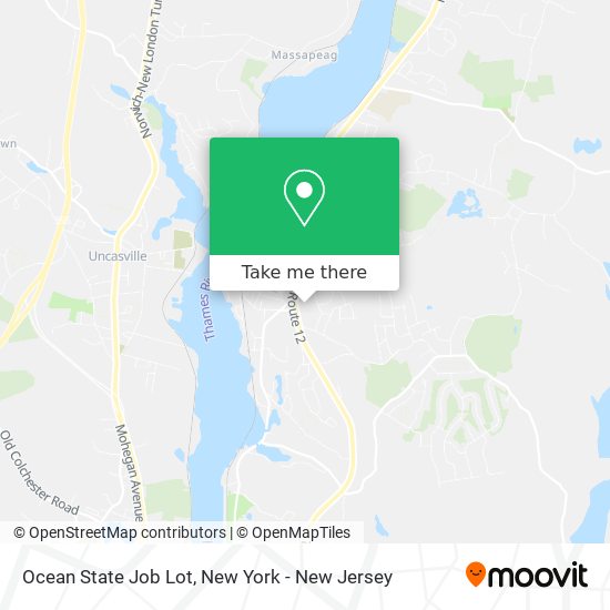 Ocean State Job Lot map