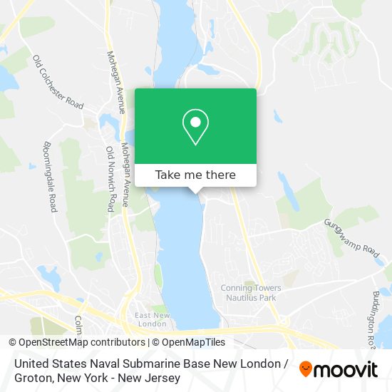 ¿Cómo llegar a United States Naval Submarine Base New London / Groton ...