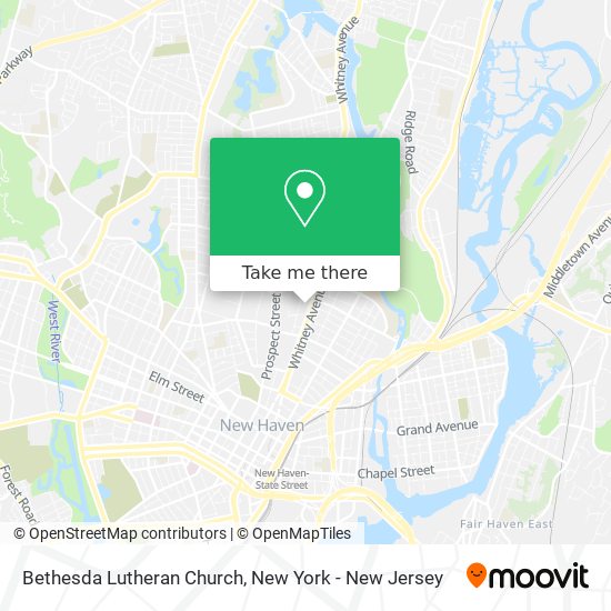 Mapa de Bethesda Lutheran Church